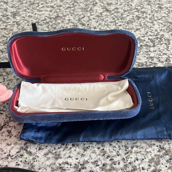 Gucci black Polarized Pilot Men's Sunglasses - Picture 2 of 6